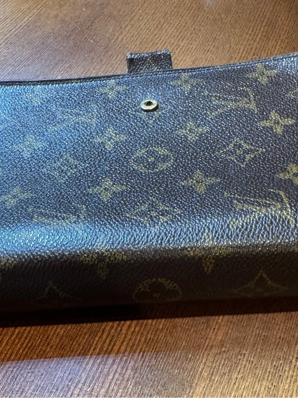 Louis Vuitton Monogram Agenda Cover in Brown and Gold